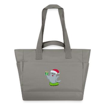Seal Christmas Package - Water-Repellent Padded Bag - grey - Front