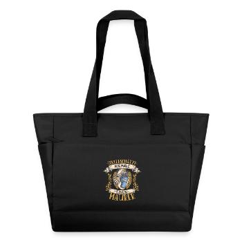 Maurer Geschenk Bau Lustig Handwerk - Wasserabweisende Padded Bag - Schwarz - Vorne