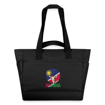 Namibia Afrika Souvenir - Wasserabweisende Padded Bag - Schwarz - Vorne