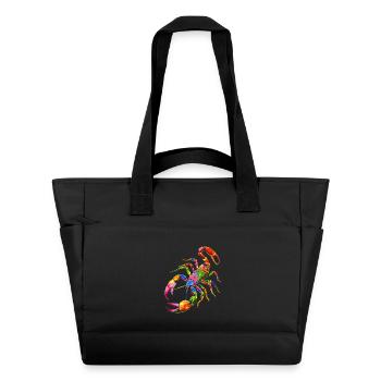 Skorpion Spinnentiere Scorpion Lustige Skorpione - Wasserabweisende Padded Bag - Schwarz - Vorne
