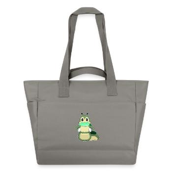 Caterpillar Leaf - Water-Repellent Padded Bag - grey - Front