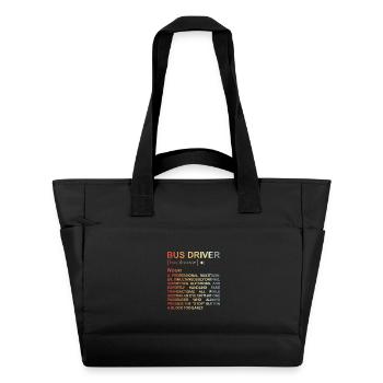 Busfahrer Bedeutung - Wasserabweisende Padded Bag - Schwarz - Vorne