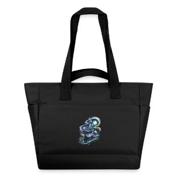 Samurai Ronin mount fuji japanese - Water-Repellent Padded Bag - black - Front