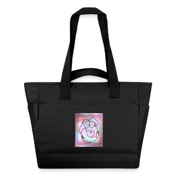 Lieblingsmensch-Mutter-Tochter-Schwester-Freundin - Wasserabweisende Padded Bag - Schwarz - Vorne