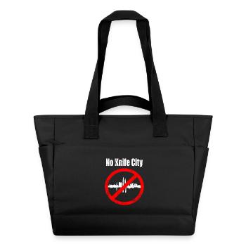No Knife City - Water-Repellent Padded Bag - black - Front
