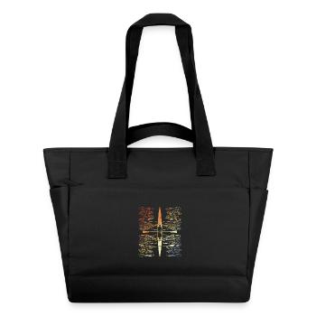 Aviron d’époque - Sac matelassé déperlant - noir - Devant