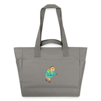 Patins à glace Hamster - Sac matelassé déperlant - gris - Devant