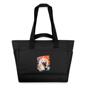 Pulvérisateur Polar Bear Graffiti - Sac matelassé déperlant - noir - Devant