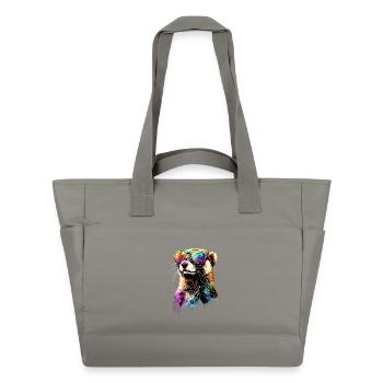 Furet Furet Putois Martre Belette Mignon Furet - Sac matelassé déperlant - gris - Devant