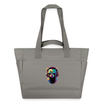 Furet Furet Putois Martre Belette Mignon Furet - Sac matelassé déperlant - gris - Devant