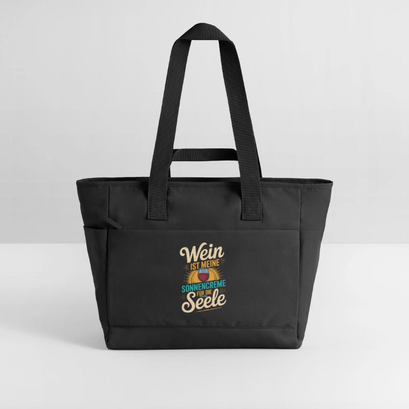 Wein als Sonnencreme der Seele Wasserabweisende Padded Bag