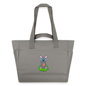 Bunny Popcorn - Water-Repellent Padded Bag - grey - Front