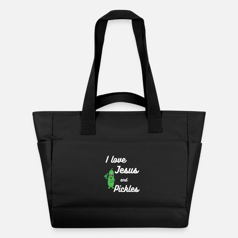 Pickles et Jésus Religieux - Sac matelassé déperlant - noir