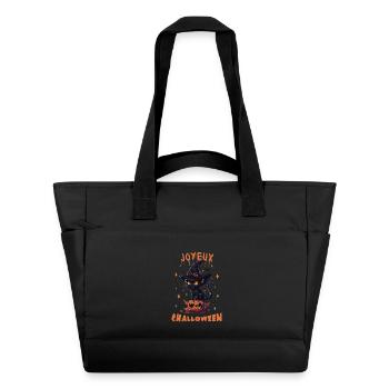 Simple Halloween Costume Gift Idea - Water-Repellent Padded Bag - black - Front