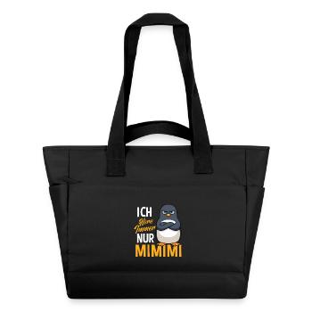 Ich Höre Immer Nur Ein Mimimi Pinguin - Wasserabweisende Padded Bag - Schwarz - Vorne