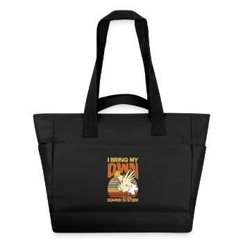 Public Fart Funny Inappropriate - Water-Repellent Padded Bag - black - Front
