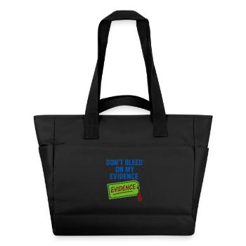 Chimiste médico-légal, Laboratoire criminel, Toxicologie - Sac matelassé déperlant - noir - Devant