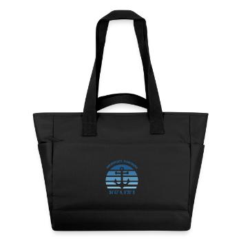 Flensburg Ostsee Schleswig Holstein Koordinaten - Wasserabweisende Padded Bag - Schwarz - Vorne