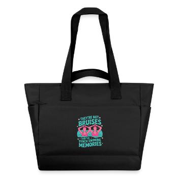 Synchronschwimmen Kunstschwimmen Wassersport - Wasserabweisende Padded Bag - Schwarz - Vorne