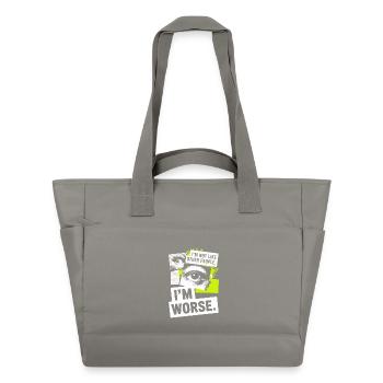 I'm Not Like Other People I'm Worse Frech Gothic - Water-Repellent Padded Bag - grey - Front
