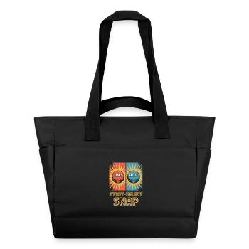 Start Select Snap Pop Culture Retro Video Game - Wasserabweisende Padded Bag - Schwarz - Vorne