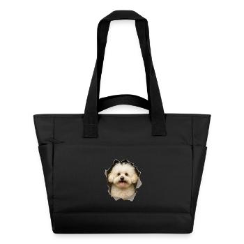 Bolognese Hund - Wasserabweisende Padded Bag - Schwarz - Vorne