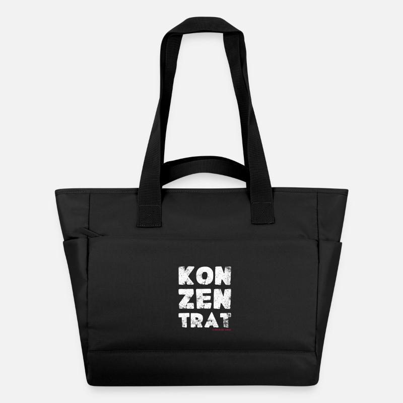 I'm not small, I'm a concentrate saying - Water-Repellent Padded Bag - black