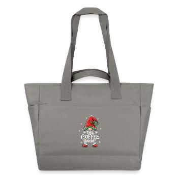 The Coffee Gnome Holiday Caffeine Fun - Water-Repellent Padded Bag - grey - Front