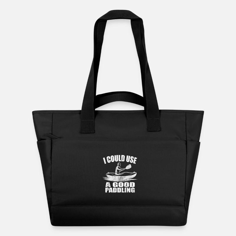 I Could Use A Good Paddling - Water-Repellent Padded Bag - black