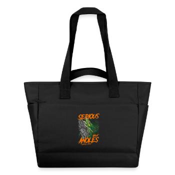 Serious About Cuban Knight Anoles Since 2013 - Water-Repellent Padded Bag - black - Front