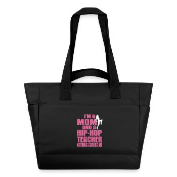 Mom Dance Groove Teacher Funny Bold Humor - Water-Repellent Padded Bag - black - Front