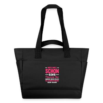 Skydiver Adrenaline Junkie Princess - Water-Repellent Padded Bag - black - Front