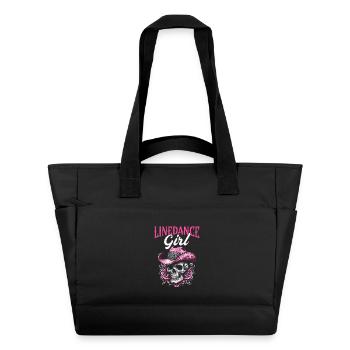 Danse en ligne Fille Cowboy Danseuse en ligne Danse en ligne - Sac matelassé déperlant - noir - Devant