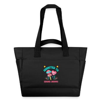 Candy Lover Fashion Sugar Junkie Vibes - Water-Repellent Padded Bag - black - Front