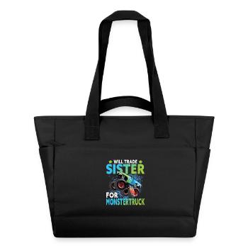 Échangez la sœur contre le Monster Truck - Sac matelassé déperlant - noir - Devant