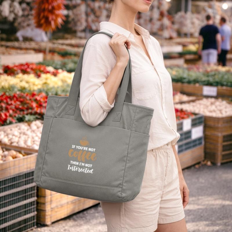 Kaffee oder kein Interesse Wasserabweisende Padded Bag