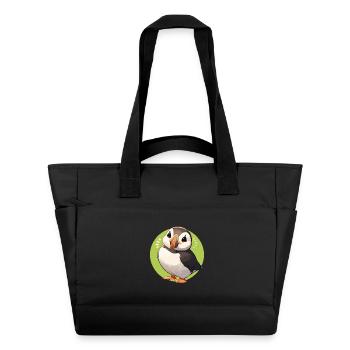Puffin Papageientaucher - Wasserabweisende Padded Bag - Schwarz - Vorne