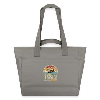 Cassette du 33e anniversaire décembre 1992 - Sac matelassé déperlant - gris - Devant
