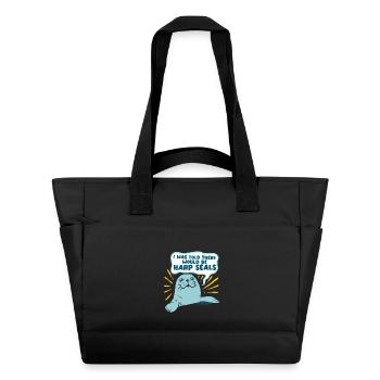 Sattelrobbe Robben - Wasserabweisende Padded Bag - Schwarz - Vorne