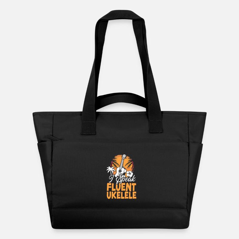 Ukulélé hawaïen Uke I Speak - Sac matelassé déperlant - noir