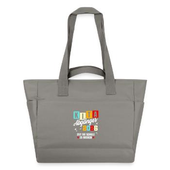 Diplômés de maternelle 2026 - Inscription en première classe - Sac matelassé déperlant - gris - Devant