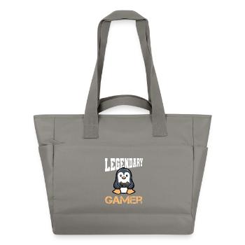Manettes de jeu - Sac matelassé déperlant - gris - Devant