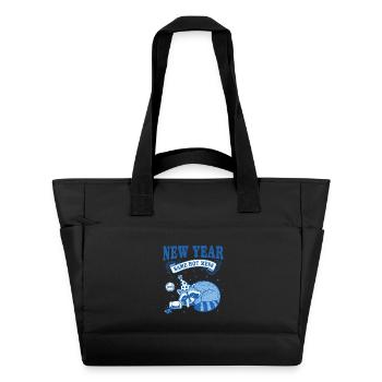Neujahr Same Hot Mess 2026 Party-Design - Wasserabweisende Padded Bag - Schwarz - Vorne