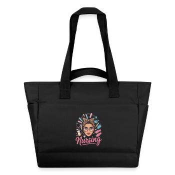 Nursing Glam: Pflegeheldin Trend - Wasserabweisende Padded Bag - Schwarz - Vorne