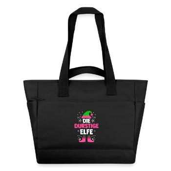 Weihnachten Die Durstige Elfe - Wasserabweisende Padded Bag - Schwarz - Vorne