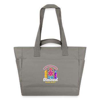 Art du vitrail Artiste du vitrail - Sac matelassé déperlant - gris - Devant