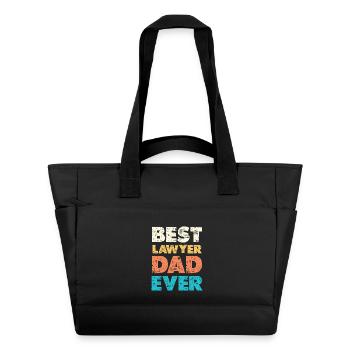 Best Lawyer Dad Ever - Water-Repellent Padded Bag - black - Front