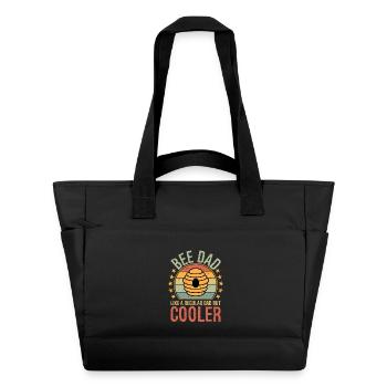 Bee Dad Like Regular Dad But Cooler Father's Dad - Wasserabweisende Padded Bag - Schwarz - Vorne