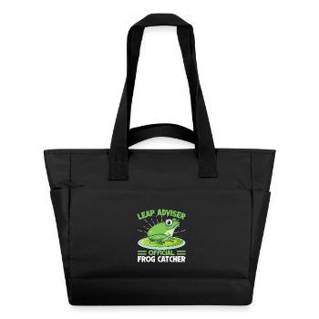Frog Catcher Leap Adviser Frog - Water-Repellent Padded Bag - black - Front