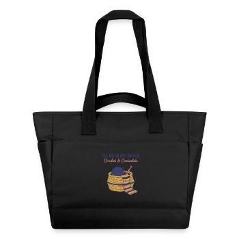 Ill Be In My Office Crochet And Contenlate Funny - Water-Repellent Padded Bag - black - Front
